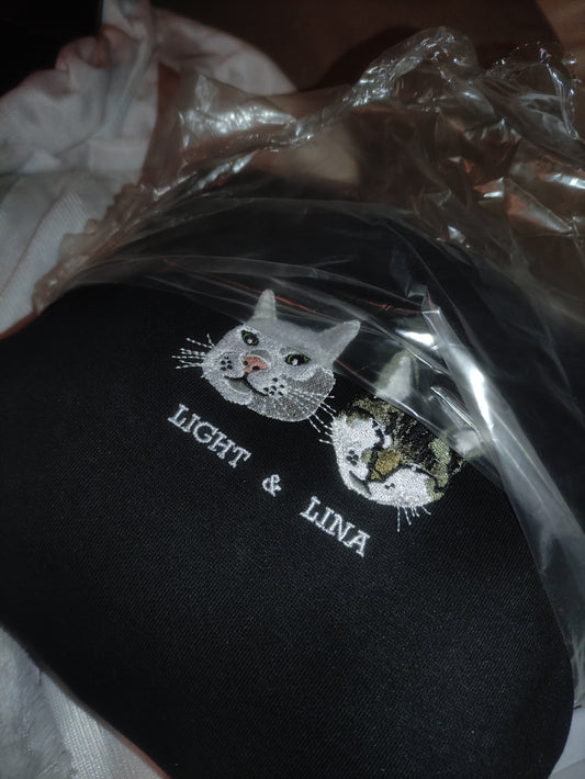 Huisdier Hoodie Geborduurd